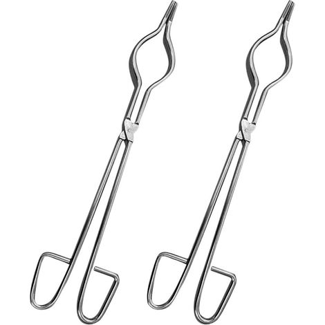 2-teilige Tiegelzange aus Edelstahl für Schmelzöfen (1/5)
