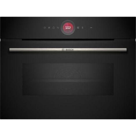 Four combiné micro-ondes Encastrable Softclose - BOSCH SER8 CMG7241B1 Noir - Vol four 45l - 16 modes cuissons - 455 x 594 x 548 (1/5)