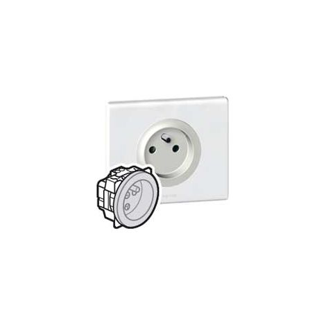 Prise de courant standard Français Céliane 16A 250V 2P+T détrompage (067114) (1/3)