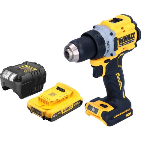 DeWalt DCD 800 D1 Akku Bohrschrauber 18 V 90 Nm Brushless + 1x Akku 2,0 Ah + Ladegerät