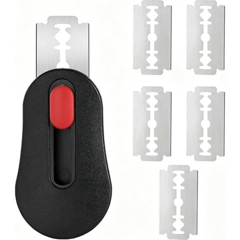 Couteau à pain portable, outil d'incision pour baguettes avec 5 lames de rechange (1/5)
