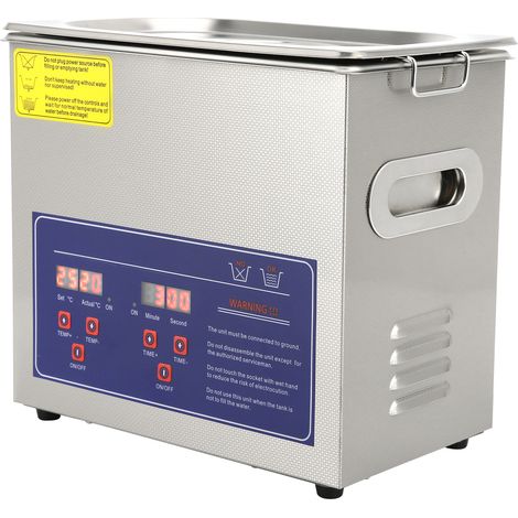 Nettoyeur à ultrasons avec chauffage, minuterie en acier inoxydable, machine de qualité industrielle PS-20AEU, prise 220 V (1/5)