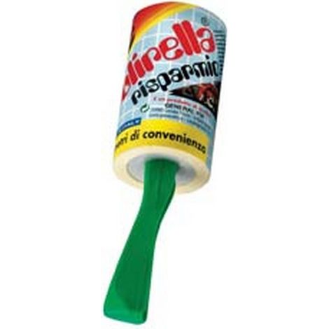 12PZ SPAZZOLA PULIRELLA RISPARMIO - 10 MT CARTA CRESPATA ADESIVA