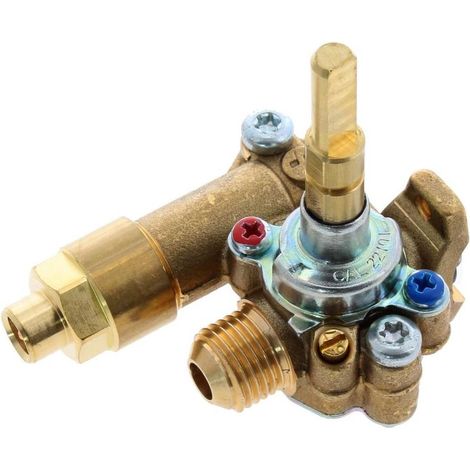 Gas Tap 57 Copreci for Hotpoint/Ariston Cookers and Ovens (1/2)