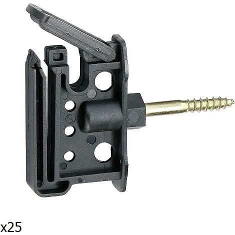 Inspecteur d'insectifie pour ruban adhsif / vis, 40 mm, p»le de bois, sac 25 isolants