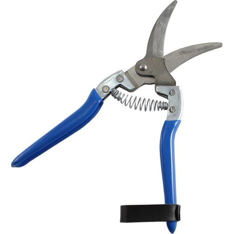 TIJERA AJOS CURVA M/AZUL M-21-C (1/2)