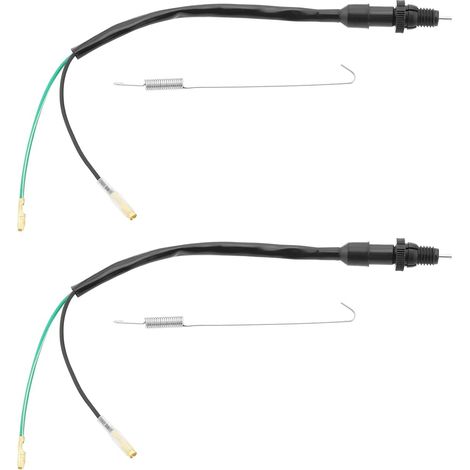 Lot de 2 interrupteurs de feu stop pour moto avec ressort universel à l'arrière Compatible avec Compatible avec les accessoires de vélo (1/5)