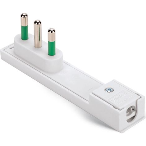 Flachstecker 2P+T 16A, platzsparend (1/5)