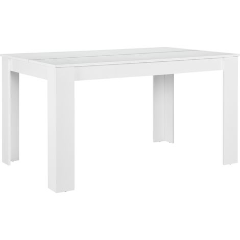 Esstisch Nora für 6 Personen 140x90x77 cm Weiß [en.casa]