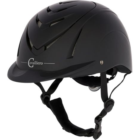 Kerbl Reithelm Nerron Gr. 51-54cm mit Disc-System Flex-Helmschild schwarz 32298 (1/4)