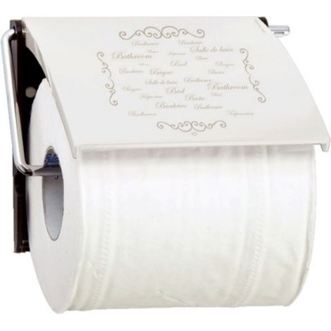 Porte rouleau papier wc PARIS Crème MSV
