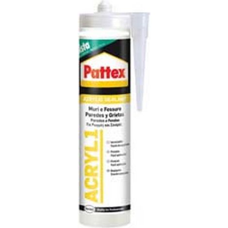 25PZ PATTEX SIGILLANTE SISTA ACRYL1 COLORATO - ml.300 bianco