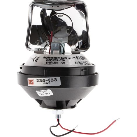 Balise à Incandescence, sans lentille RS PRO, 12 V c.c. 24 V c.c. ( Prix pour 1 )