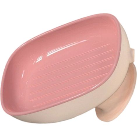 Elegante portasapone con ventosa e decorazioni a forma di rosa.