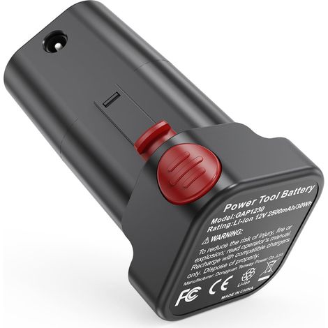 ASUNCELL Batterie de Rechange Lithium-ion 12V 2500 mAh pour Pompe à Eau de Pluie Güde RFP 12-201-04 GAP1230 (1/5)