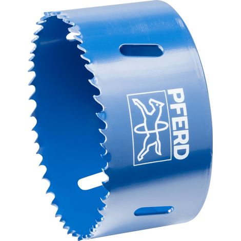 PFERD TOOLS Bi-Metall Lochsäge Co8/M42 Ø 86 mm Schnitttiefe 31 mm für Stahl, Edelstahl, Blech, Holz (1/4)