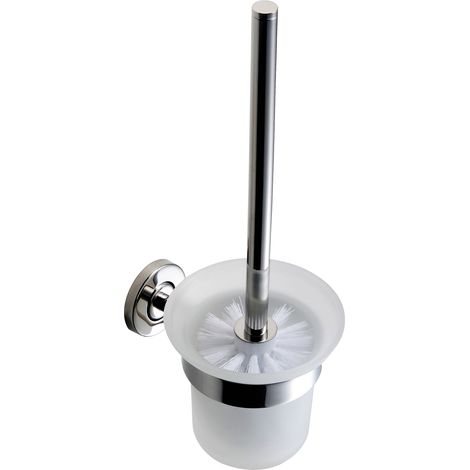 KWC AR WC-Bürstenhalter, MEDIUS, Edst.,  115x340x140 mm, AP, hgl, Bürste, Becher