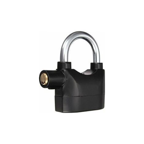 Cadenas alarme avec sirène sécurité vélo moto cadenas noir