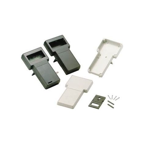 Coffret en 't' gris 237/95 x 131/95 x 43mm - zone d'affichage solide