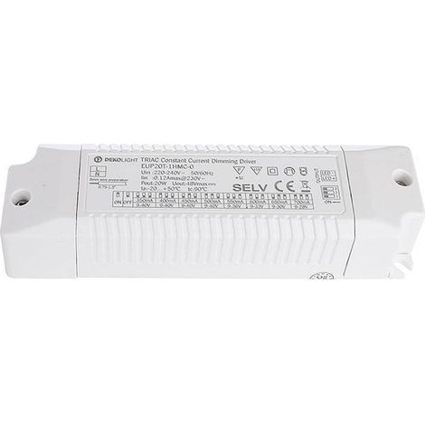 TrAdE Shop Traesio - Alimentatore Cc Max 20 W Multicorrente Led Driver Dimmerabile Trasformatore 8in1 - (1/2)