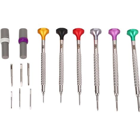 Coffret de tournevis, inox, pour montre, maison et bricolage (1/5)