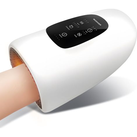 Massaggiatore portatile per le mani, con compressione dell'aria e terapia del calore per il sollievo dall'artrite del tunnel carpale, intorpidimento di polsi e dita, dolore a palmi e dita