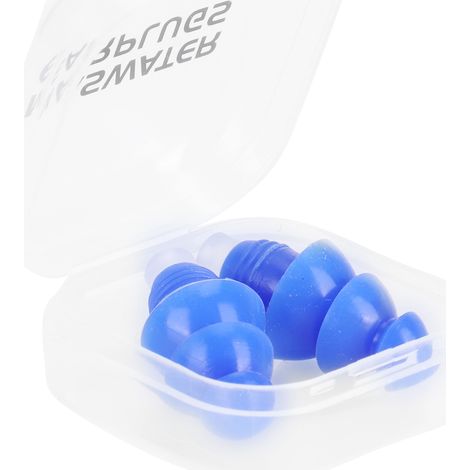 Bouchons d'Oreille Réutilisables en Silicone pour Piscine Étanche Réduction du Bruit et de la Pression-AUTRES (1/5)