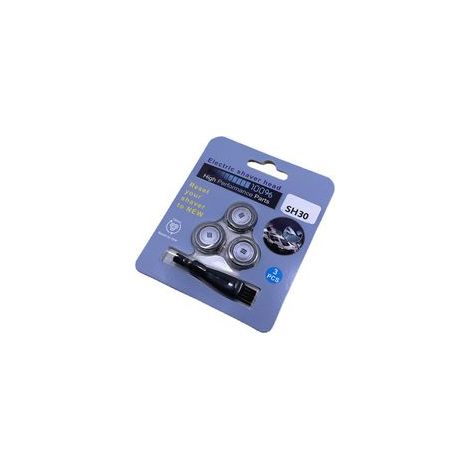 Tête de rasage SH30 compatible avec les rasoirs Philips, en remplacement des lames S1000, S2000, S3000 et S5000 (1/4)