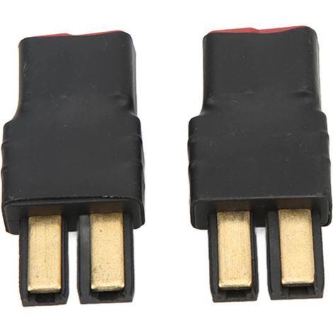 Lot de 2 adaptateurs mâles Traxxas vers femelles Deans pour batterie LiPo RC Traxxas (1/5)