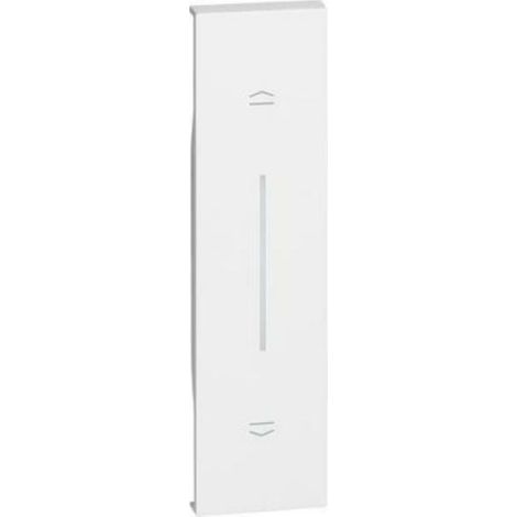 Tapa Bticino Living Now para Botón interbloqueado Persianas Blanco KW05