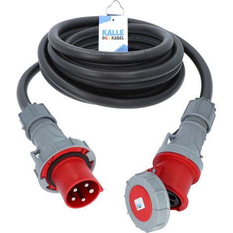 Kalle Verlängerungskabel CEE 400V 63A 10,0mm² IP44 PCE 40 Meter