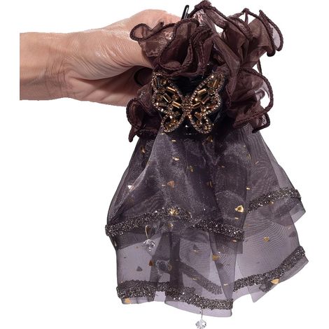 Fermaglio per capelli, elegante design a rete con strass, versatile per l'uso quotidiano e per le feste, 1 pezzo, taglia unica (1/2)