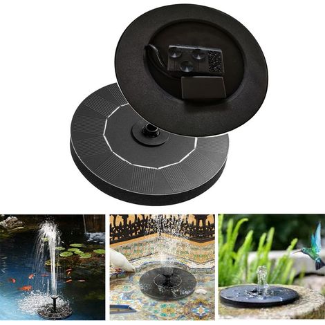 Mini fontaine solaire pour bassin, cascade, décoration de jardin extérieur (1/5)
