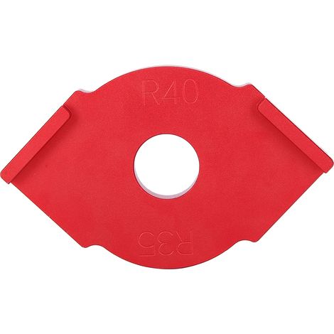 Gabarit d'angle arrondi, outil de coupe-bordures portatif pour machine à graver, outils de congé R35R40 (1/5)