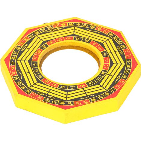 Miroir Bagua Feng Shui Convexe/Concave pour Maison, Bureau, Porte d'Entrée, Protection, Chance, 1 Pièce, Décoration Traditionnelle Chinoise, Double Face, Métal, 20cm, Antique, Porte-Bonheur (1/5)