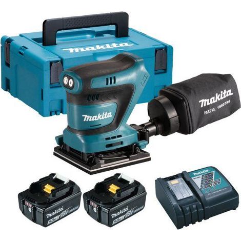MAKITA DBO480RTJ 18v Palm sander quarter sheet