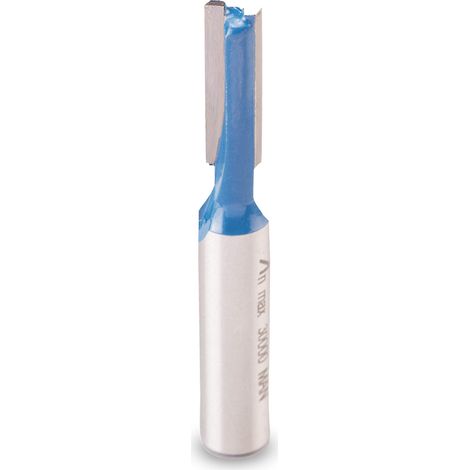 kwb 7550-20 HM Groove Cutter Professional (per legno, Ø, lunghezza di lavoro 20mm, gambo 8mm, abbinando tutto comune fresatura a mano), blu / grigio (1/5)