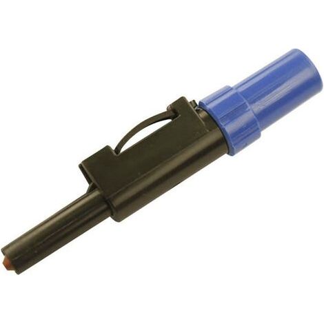 Fiche banane mâle de sécurité Ø de la broche: 4 mm Hirschmann Test & Measurement SLS 20 B 931825102 (1/4)