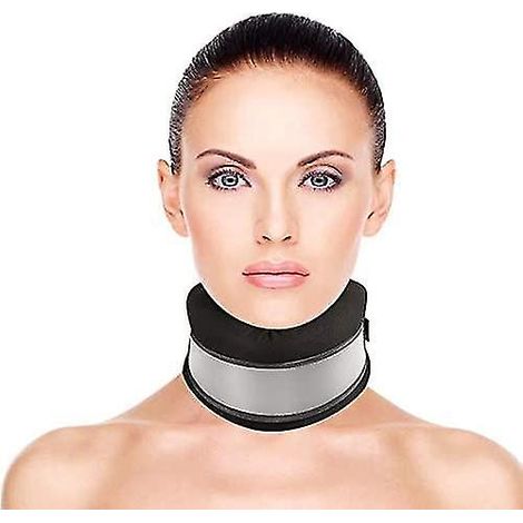 Collier cervical ajustable - Soulagement et soutien des douleurs cervicales - Soulagement de la spondylarthrite ankylosante - Idéal pour dormir