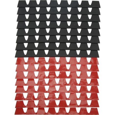Protecteur de Pare-chocs Anti-Rayures Universal 8pcs en Caoutchouc Noir Kit Installation Facile (1/5)