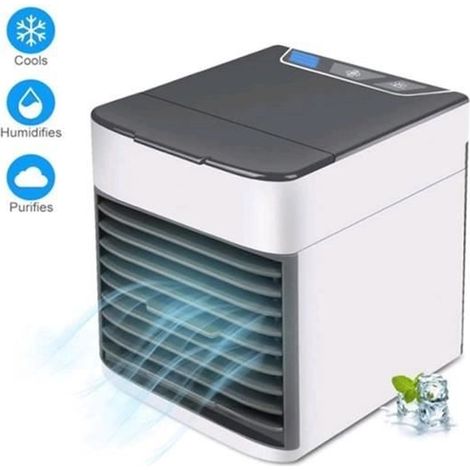 3-in-1 Tragbare Klimaanlage/Mini-Kühler – Luftkühler, Ventilator, Luftbefeuchter und Luftreiniger, auslaufsicher