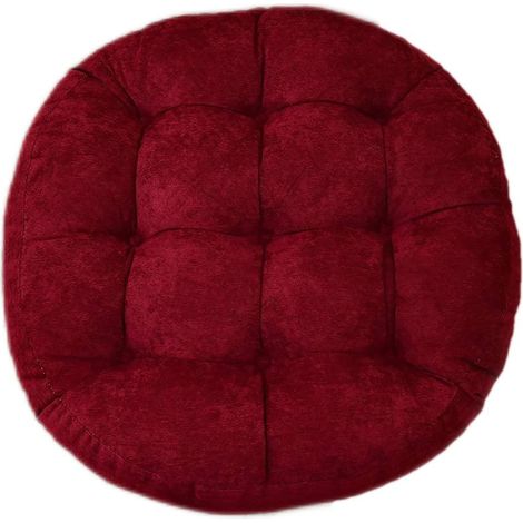 1 coussin de siège et tapis de sol (marron - grand cercle de diamètre 55)
