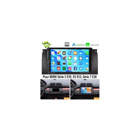 Autoradio Android 15 CarPlay pour BMW Série 5 E39, X5 E53 et Série 7 E38 : navigation GPS, RDS, Bluetooth, USB Type-C, DAB+ (en option) - 2+64G (1/5)