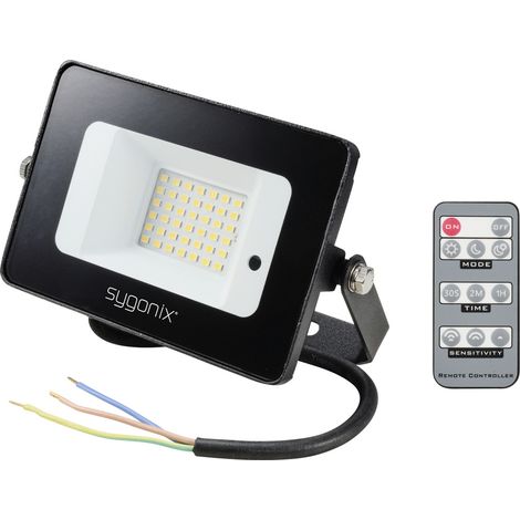 Sygonix SY-5995280 LED-Außenstrahler mit Bewegungsmelder EEK: C (A - G) 10 W Leuchtfarben: Neutralw