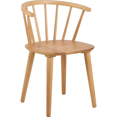 Ida chaise de salle à manger bois nature. (1/5)