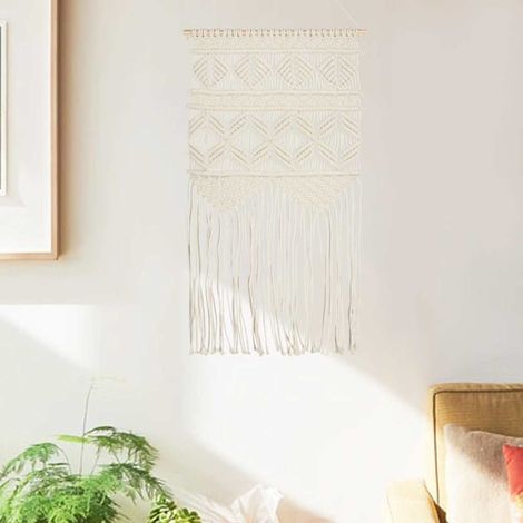 Makramee Wandbehang 40x80 cm Baumwolle