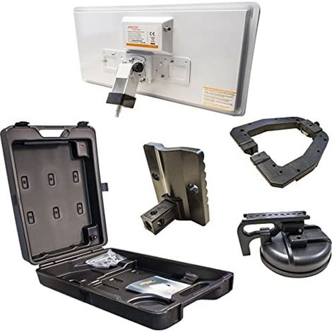 Kit de Voyage Antenne Satellite Plate Selfsat H30D + Support pour TV HD + Valise de transport - LNB intégré, Pour Camping Car Caravane Voiture Camion (1/5)