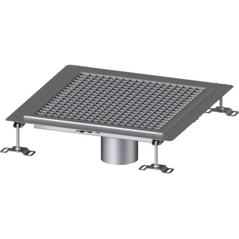 -Bodenwanne Ferrofix Klebeflansch H: 6 mm, 500 x 500 mm