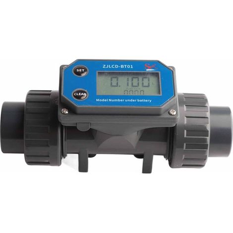 Flow digital UPVC for irrigation Precision ± 2 % Range of flow 10-120 L/min Display electronic sensitive (1/5)