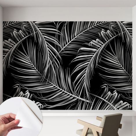 Papier peint autocollant adhésif avec imprimé motifs uniques apparence moderne Motif exotique 152x104 cm (1/5)